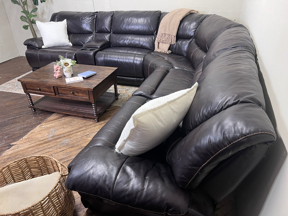 Jordan's furniture reclining discount sofa