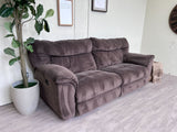 FREE DELIVERY! 🚚 - Oversized Tufted Brown Electric Recliner Loveseat Couch