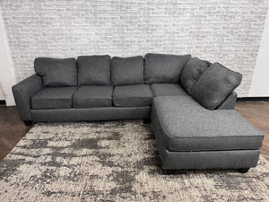 FREE DELIVERY! 🚚 - Bob’s Furniture Gray Sleeper Sectional Couch