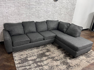 FREE DELIVERY! 🚚 - Bob’s Furniture Gray Sleeper Sectional Couch