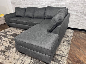 FREE DELIVERY! 🚚 - Bob’s Furniture Gray Sleeper Sectional Couch