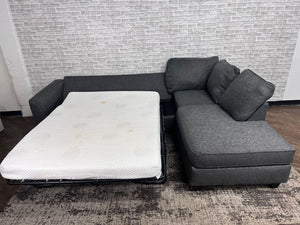 FREE DELIVERY! 🚚 - Bob’s Furniture Gray Sleeper Sectional Couch